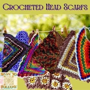 CROCHETED HEAD SCARVES